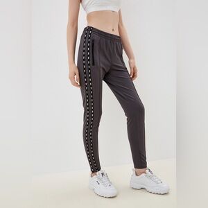 Women's Gray Slim Fit Track Pants